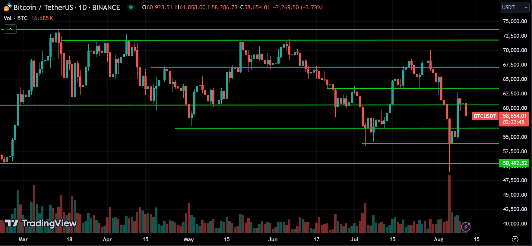 BTC Price Action Technical Analysis [2024.08.11]
forexcracked.com